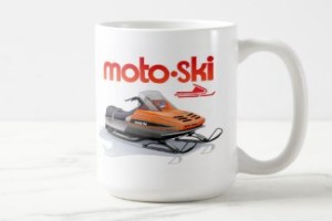 Moto Ski vintage snowmobile mug